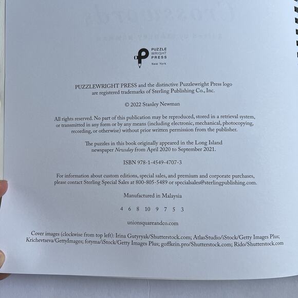 Cozy Sunday Crosswords Series by Stanley Newman Spiral Bound Paperback - Picture 3 of 7